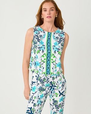 Lilly Pulitzer Bensen Sleeveless Top - Blue