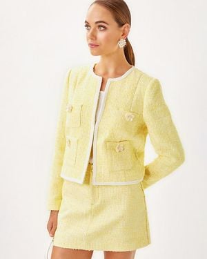 Lilly Pulitzer Rohana Boucle Jacket - Yellow