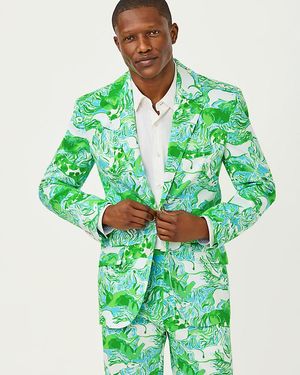 Lilly Pulitzer Men's Stuff Flagler Blazer - Green