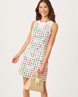 Lilly Pulitzer Lydon Lace Shift Dress - White