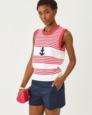 Lilly Pulitzer Breelan Sweater Shell - Red