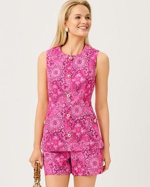 Lilly Pulitzer "4" Sarissa Stretch Short" - Purple