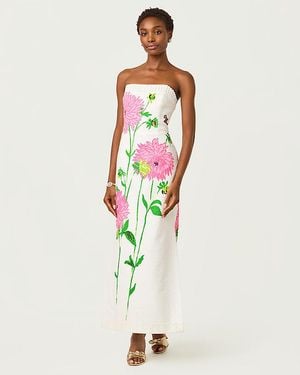 Lilly Pulitzer Elyse Strapless Stretch Maxi Dress - White
