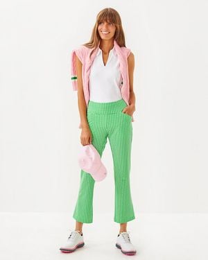 Lilly Pulitzer Upf 50+ Luxletic 28" Corso Kick Flare Pant - Green
