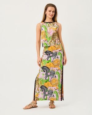 Lilly Pulitzer Sanders High Rise Maxi Skirt - White