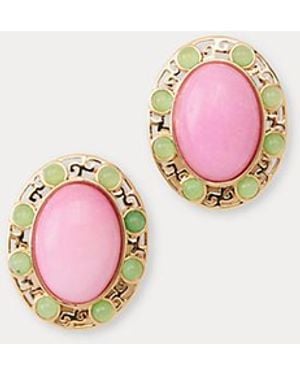 Lilly Pulitzer Via Palm Earrings - Pink