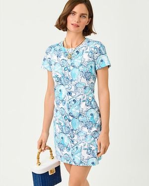 Lilly Pulitzer Melodie Skirted Romper - Blue
