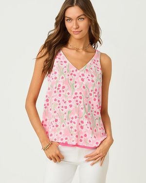Lilly Pulitzer Florin Reversible Straight Hem Top - Pink