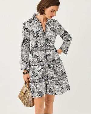 Lilly Pulitzer Angie Shirtdress - Gray