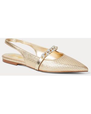 Lilly Pulitzer Tamara Slingback Shoe - Natural