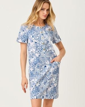 Lilly Pulitzer Cameron Popover Dress - Blue