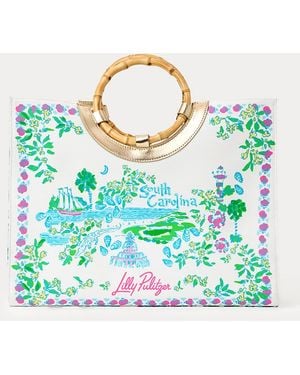Lilly Pulitzer Oasis Canvas Tote - Blue
