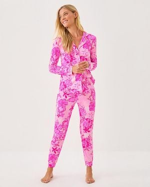 Lilly Pulitzer 28" Jeffers Pajama Pant - Pink