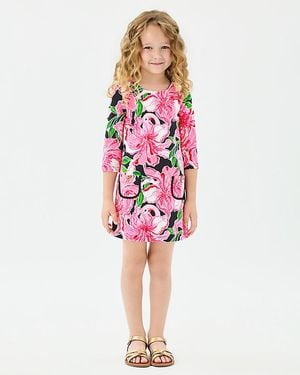 Lilly Pulitzer Girl's Mackenzie Dress - Red
