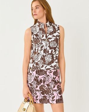 Lilly Pulitzer Sleeveless Rosee Shift Dress - White