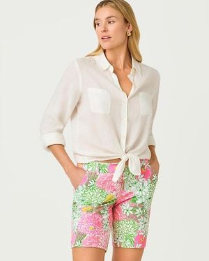 Lilly Pulitzer 9" Natia Knit Short - White