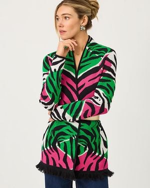 Lilly Pulitzer Noble Jacquard Cardigan - Green