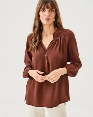 Lilly Pulitzer Elsa Silk Top - Brown