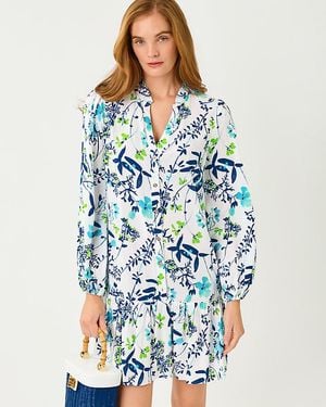 Lilly Pulitzer Shaley Tunic Popover Dress - Blue