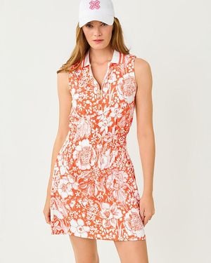 Lilly Pulitzer Upf 50+ Luxletic Love Active Sleeveless Dress - Red