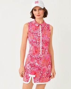Lilly Pulitzer Upf 50+ Luxletic Kathy Bow Dress - Red