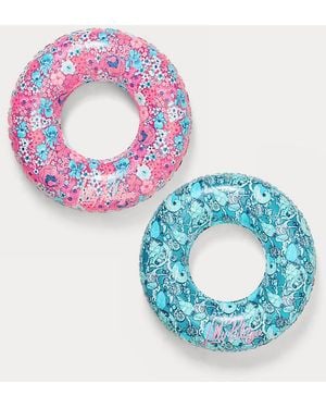 Lilly Pulitzer Set Of 2 Pool Tubes - Blue