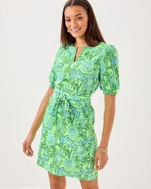 Lilly Pulitzer Olivine Short Sleeve Dress - Green