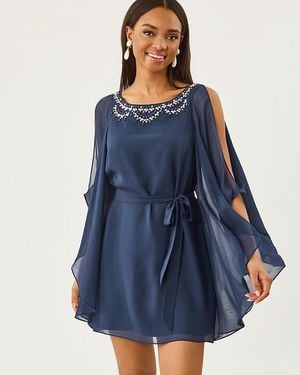 Lilly Pulitzer Marguerite Silk Caftan - Blue