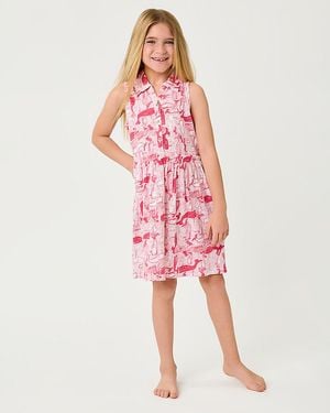 Lilly Pulitzer Girl's Mini Arley Dress - Pink