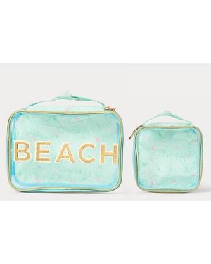 Lilly Pulitzer Beach Accessories Pouch Set - Blue