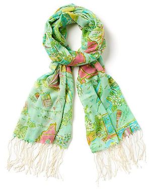 Lilly Pulitzer Murfee Scarf States - Green