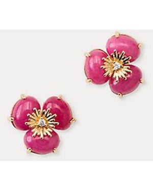 Lilly Pulitzer Camouflage Catwalk Earrings - Pink