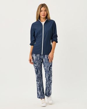 Lilly Pulitzer Upf 50+ Luxletic 28" Corso Kick Flare Pant - Blue