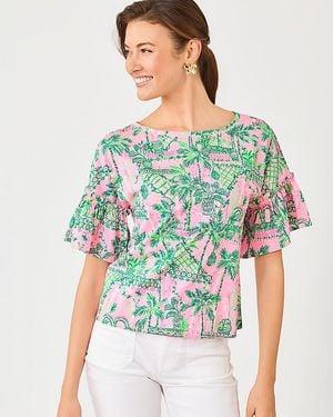Lilly Pulitzer Ziva Top - Green