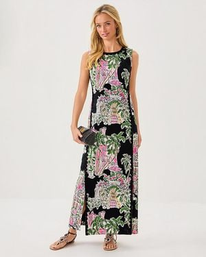 Lilly Pulitzer Darlene Stretch Maxi Shift Dress - White