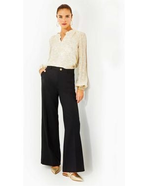 Lilly Pulitzer 33" Colletti High Rise Trouser - White