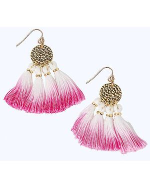 Lilly Pulitzer Dreamcatcher Earrings - Pink