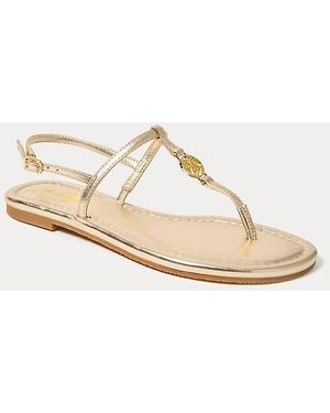 Lilly Pulitzer Delilah Logo Sandal - Natural