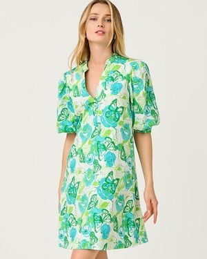 Lilly Pulitzer Mialeigh Linen Dress - Green
