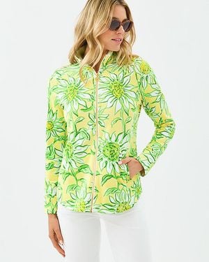 Lilly Pulitzer Upf 50+ Leona Zip-up Jacket - Green