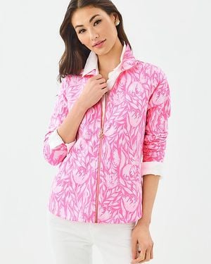 Lilly Pulitzer Upf 50+ Leona Zip-up Jacket - Pink