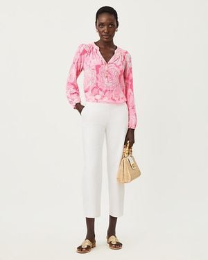 Lilly Pulitzer 26" Sarissa High Rise Crop Pant - Pink