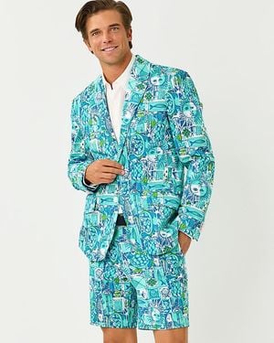 Lilly Pulitzer Men's Stuff Flagler Blazer - Blue