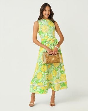 Lilly Pulitzer Colman Midi Dress - Yellow