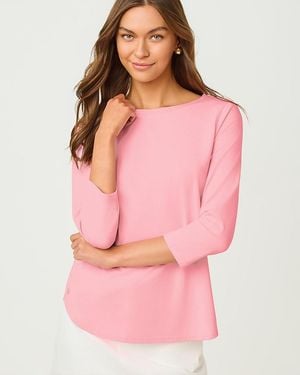 Lilly Pulitzer Key West 3/4 Sleeve Top - Pink