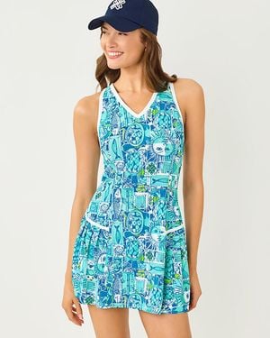 Lilly Pulitzer Upf 50+ Luxletic Bacio Active Dress - Blue