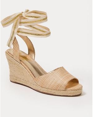 Lilly Pulitzer Paley Espadrille Wedge - Metallic