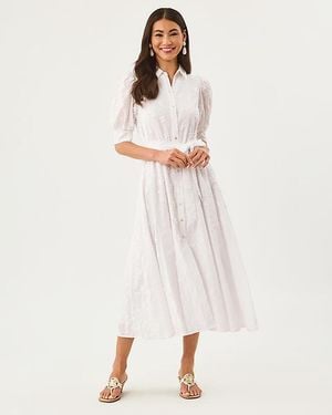 Lilly Pulitzer Larkyn Midi Shirtdress - White