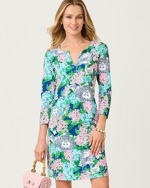 Lilly Pulitzer Upf 50+ Nadine Chillylilly Dress - Blue