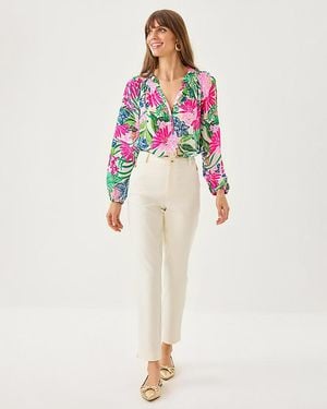 Lilly Pulitzer 29" Ana High Rise Pant - Green